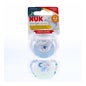 Nuk Starlight Day and Night Soothers 0-6 Months 2 Units