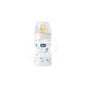 Chicco Nature Biberón Azul Fisiológico Cristal Tetina Caucho +0 M 150 ml 1 ud