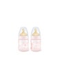 Nuk ™ bottiglia prima scelta bottiglia in lattice rosa capezzolo di lattice orifizio in lattice M dimensione 1 150ml 1ud