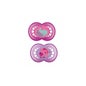 MAM Baby Chupete Silicona Original + 6 M Pack Doble Rosa