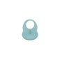 Nattou Bib Silicone Bib Light Blue 1pc