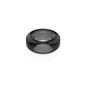 Alimentazione dell'anello del pene super flessibile 3.8cm nero PR04 1pc