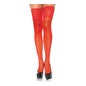 Leg Avenue Red Pantyhose With Wide Lace Plus Size 1 Unità