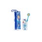 Chicco Pack Cepillo Dental Azul León + Dentífrico Fresa 50 ml + Estuche + Vaso