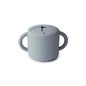 Mushie Baby Snack Cup Stone Grey 1ud