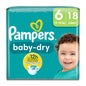 Pampers Baby Dry 12H Pañal Talla 6 18uds