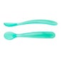 Chicco Cuchara Infantil Silicona Easy Training Azul +6 M 2 U
