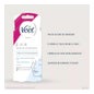 Veet Pure Bandas de Cera Depilatoria Facial Piel Sensible 40 uds