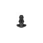 Perfect Fit Brand Double Tunnel Plug Mediano Negro 1ud
