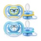 Avent Pack Chupetes Ultra Air Oso Azul +18 M 2 uds