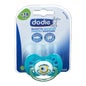 Dodie Schnuller Anat Silizium +18Monate Fluo Mon