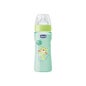 Biberon Chicco Pp T in silicone a flusso rapido blu 4m + 330ml
