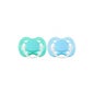 Avent Pack Chupetes Ventilados Freeflow Azul y Verde 0-6 M 2 uds