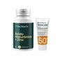 DocMorris Pack Ácido Hialurónico + Zinc 30Cáps + Crema Facial SPF50+ 50ml