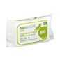 Panni per la pulizia del cotone sicuro organico 100% organico e biodegradabile 50 salviettine