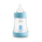 Perfect Biberón Tetina de Silicona azul 4M+ 300 ml