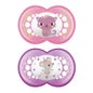 MAM Baby Chupete Original Silicona Rosa +16 M 2 uds