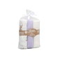 Kiokids Set Muselinas Conejitos Lavanda Blanco 70x70 cm