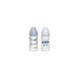 Suavinex Biberón Anatómico Silicona S1M 3P +0m Juguete Azul 270ml 1ud