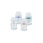Nuk Biberon Cristal Nature Sense S 0-6m 120ml (hvid)