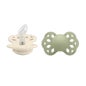 BIBS Infinity Pacifier Silicone Anatomical Ivory Sage 2uds