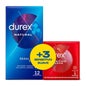 Durex Natural 12 uds + Sensitivo Suave 3 uds