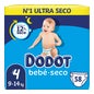 Dodot Bebé Seco T4 9-14kgs 58uds