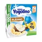 Yogolino Pack Tarritos Coco y Plátano +6m Sin Gluten 4x90g