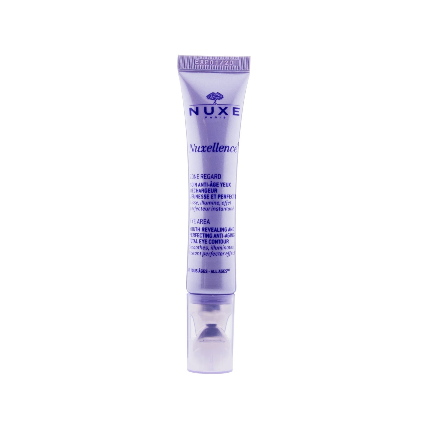 nuxe nuxellence soin anti age yeux rechargeur 15ml anti aging adalah