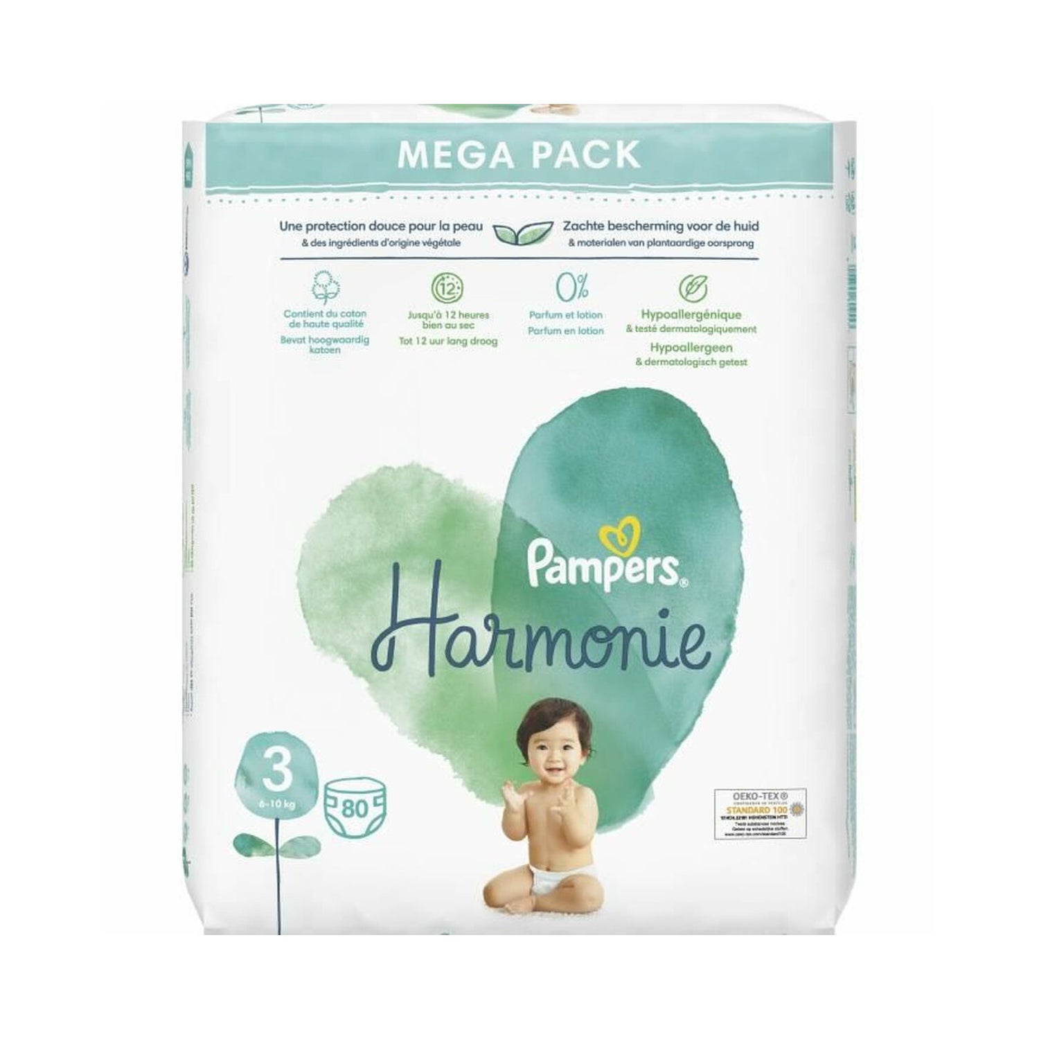 Pampers Harmonie Couches T5 (11-16kg) - 24 couches