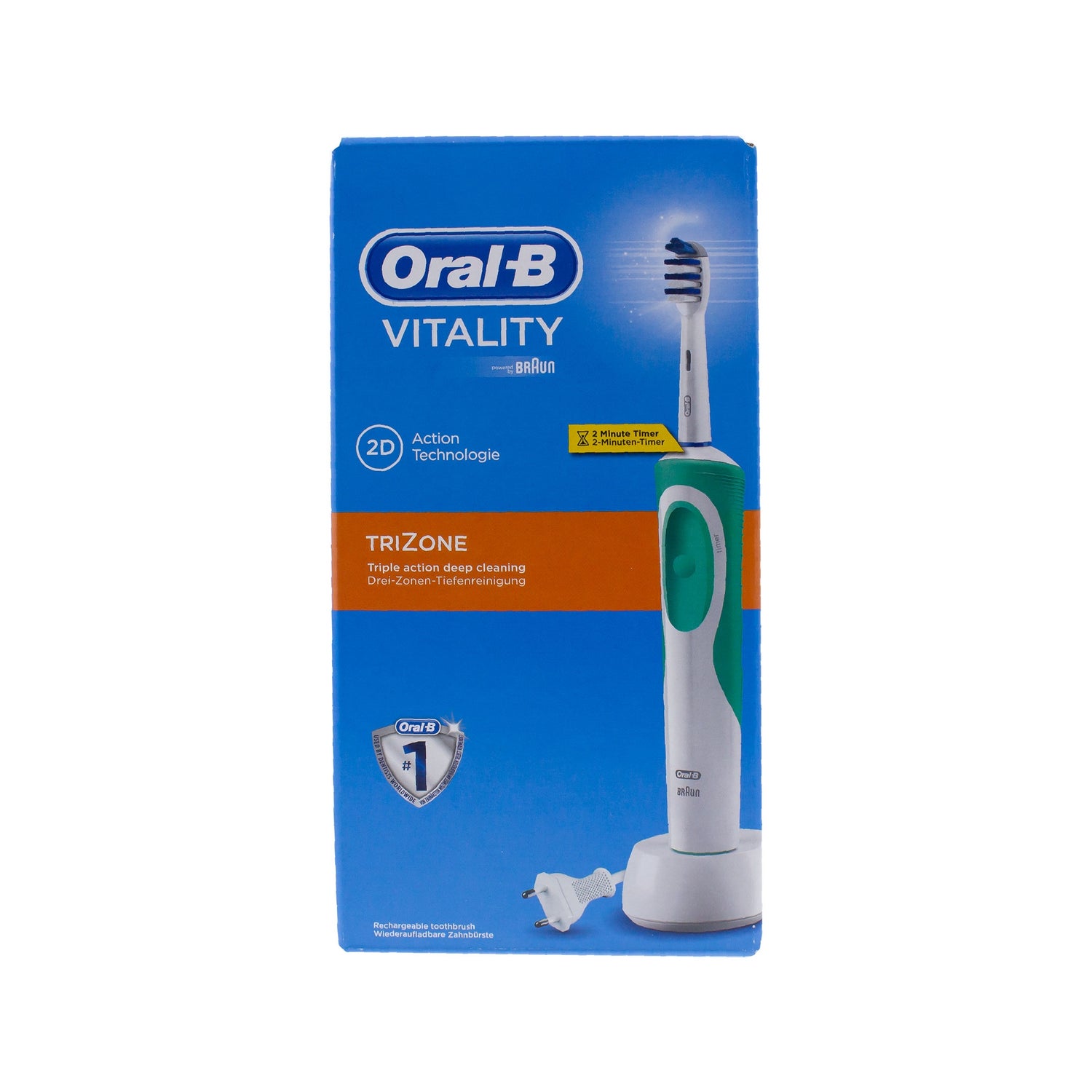 ✓ Cargador Cepillo Electrico de Dientes, Oral-B Vitality Pro 2 Trizone