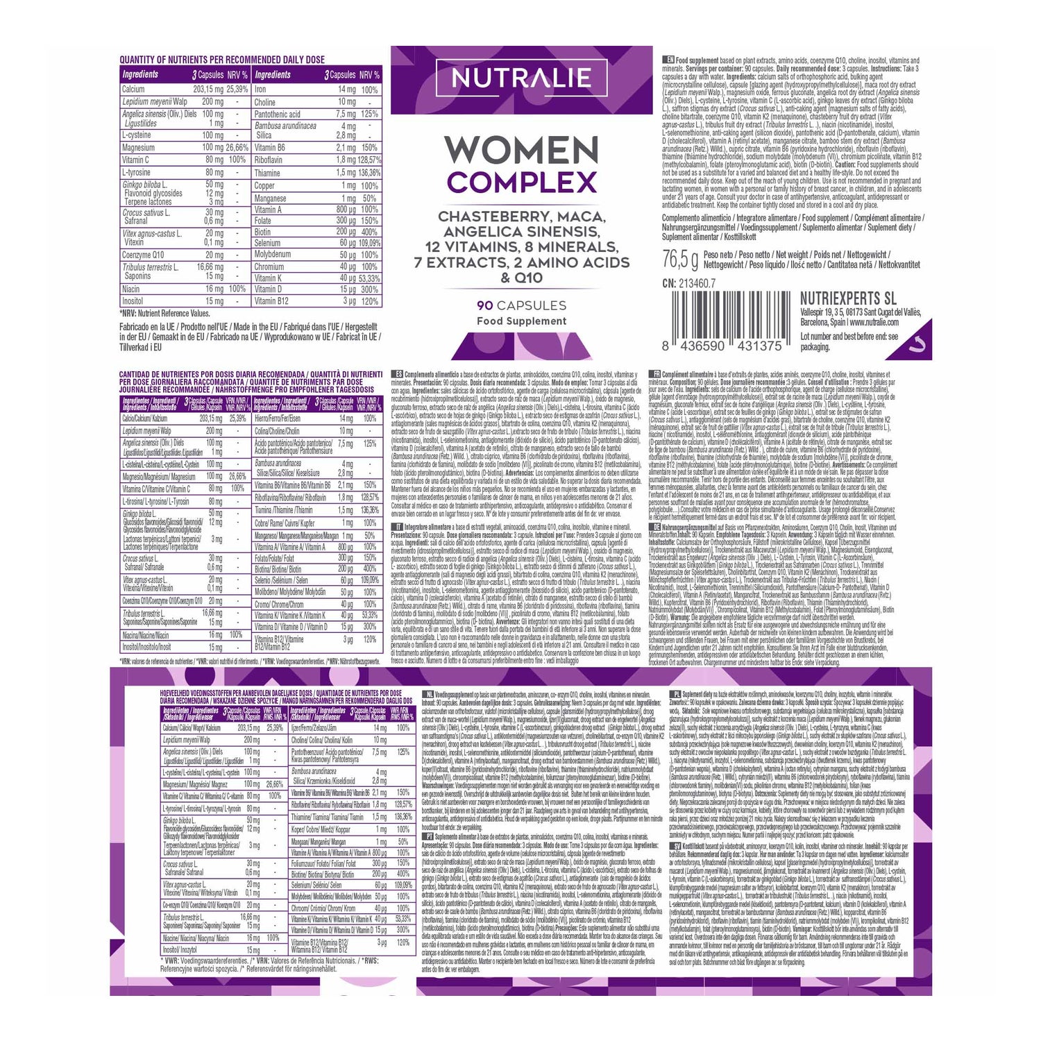 Nutralie Women Complex 90caps | PromoFarma