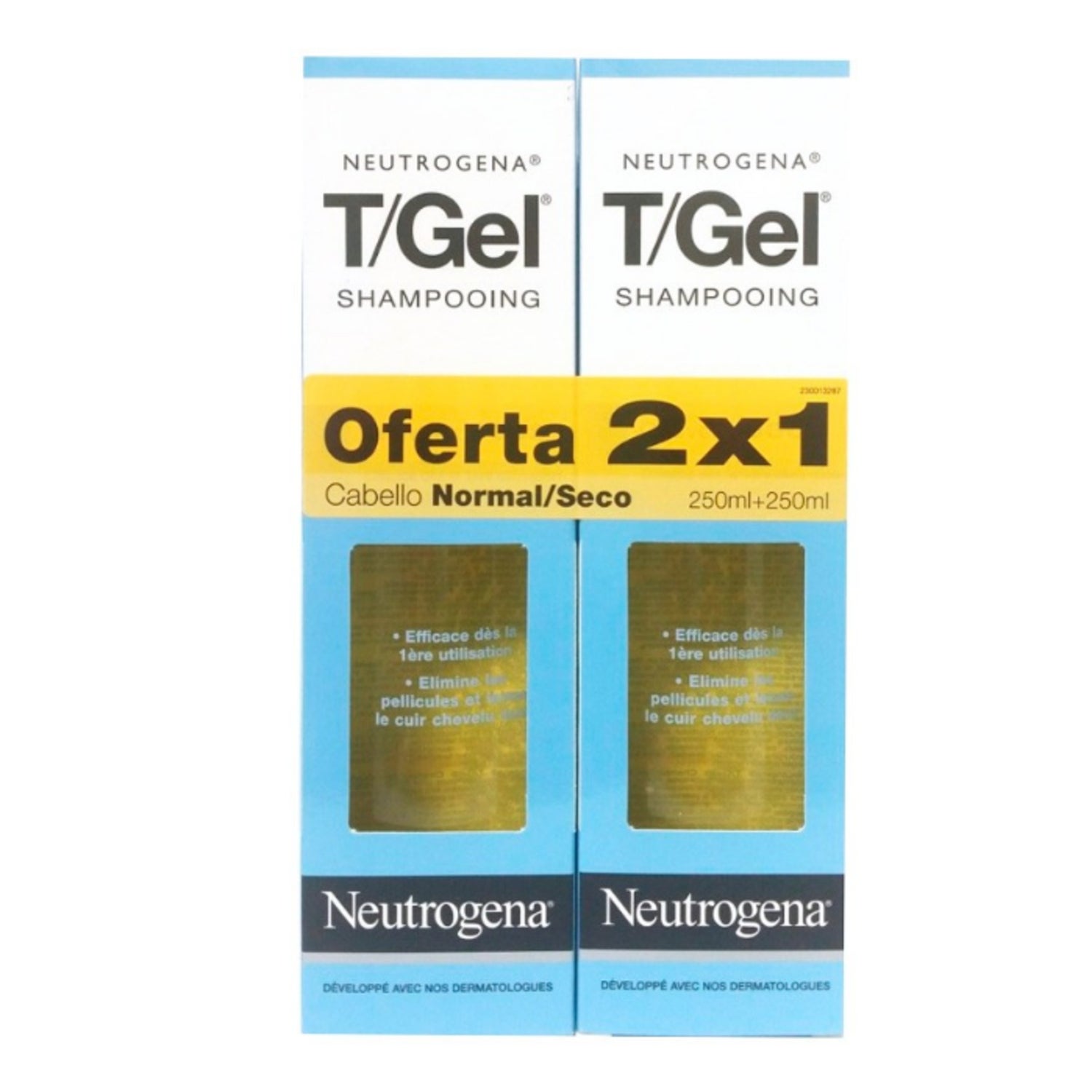 Neutrogena T Gel Shampoo Cseco 2x250ml Promofarma