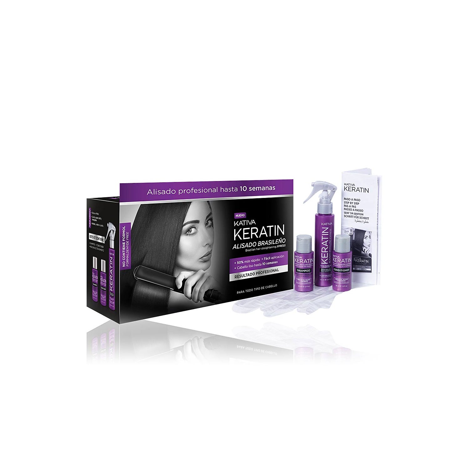 KATIVA KERATIN KIT ALISADO BRASILENO