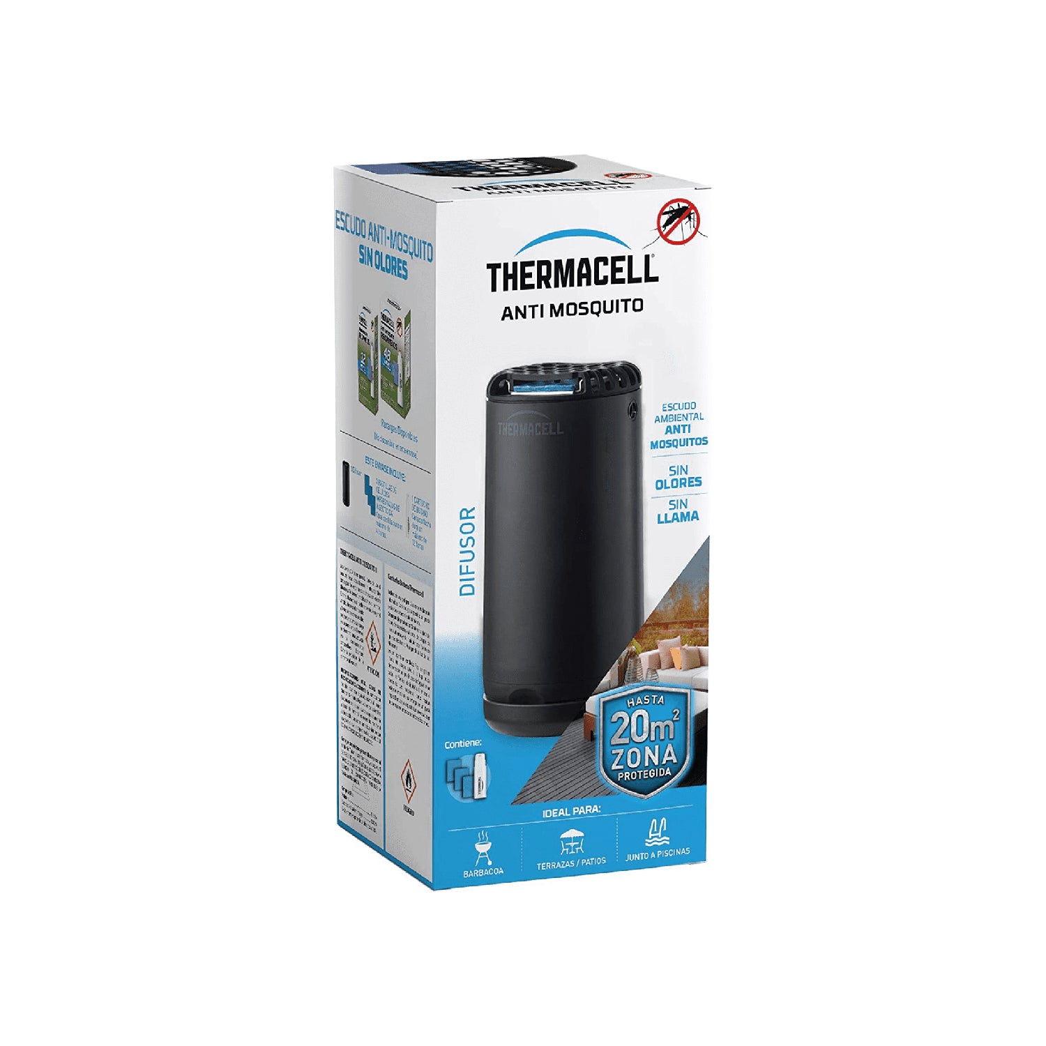 Thermacell Anti-Mosquitos Recharge Nomade Noir 1ud | PromoFarma