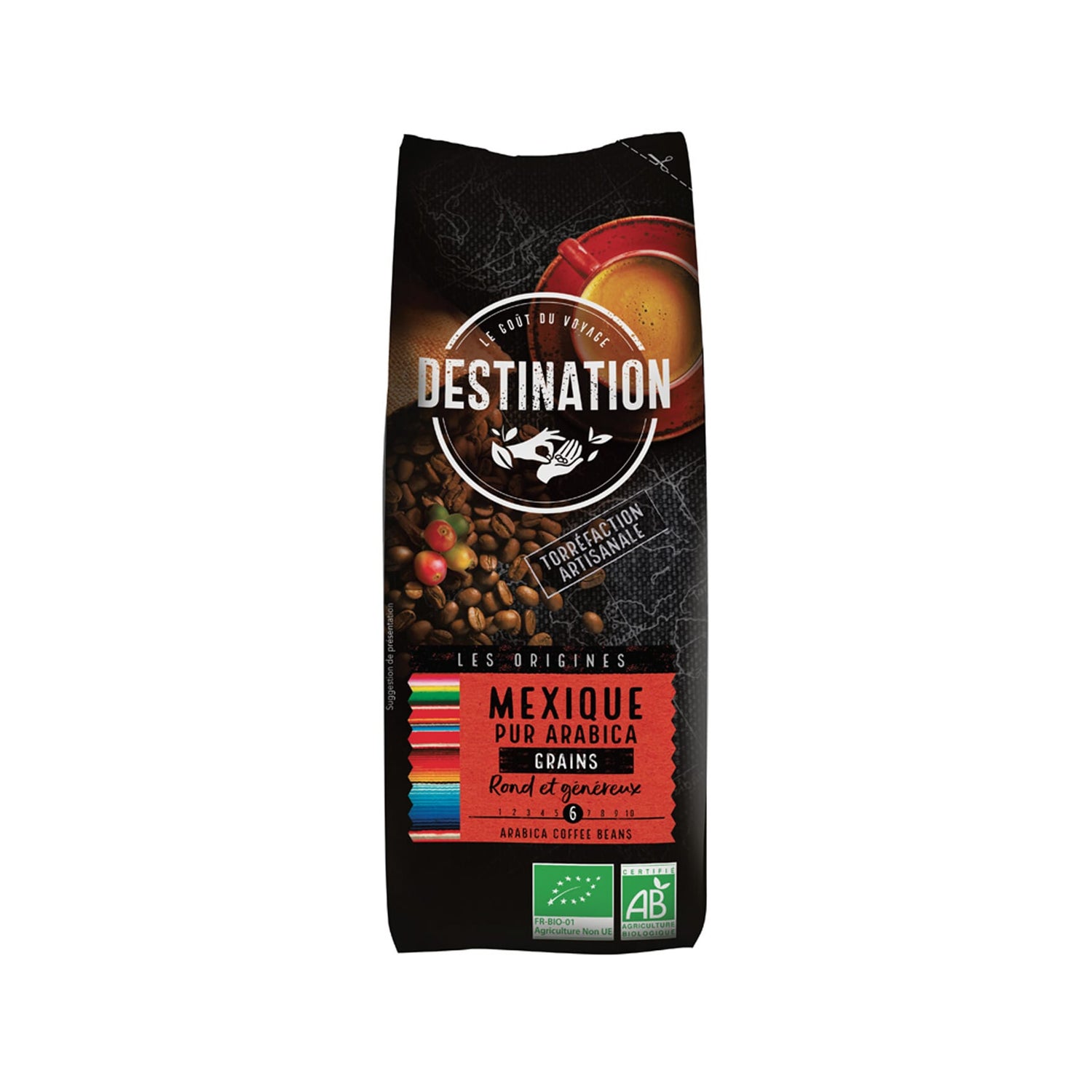 Destination Cafe Mexico 100% Arabica Grano Bio 250g | PromoFarma