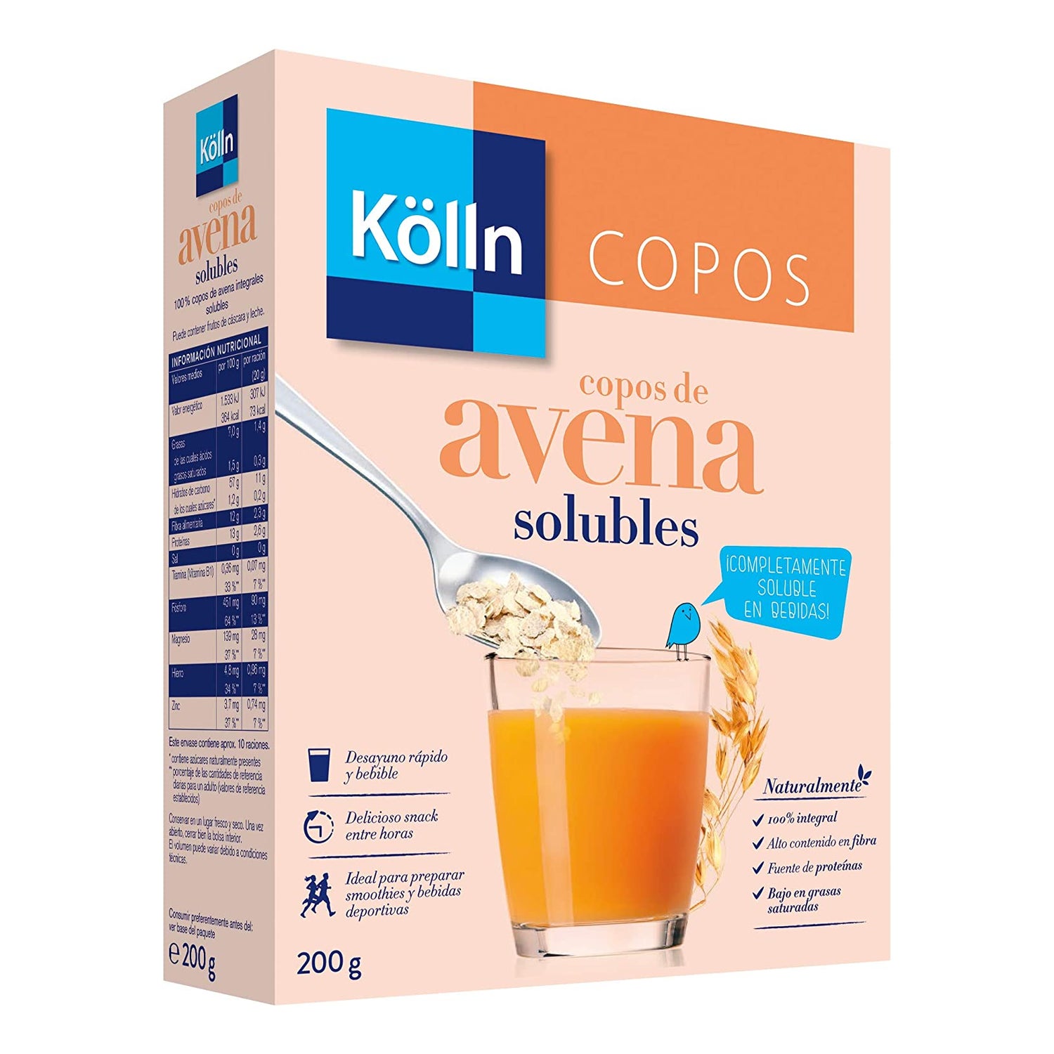 Kölln Copos Avena sin Gluten 500g