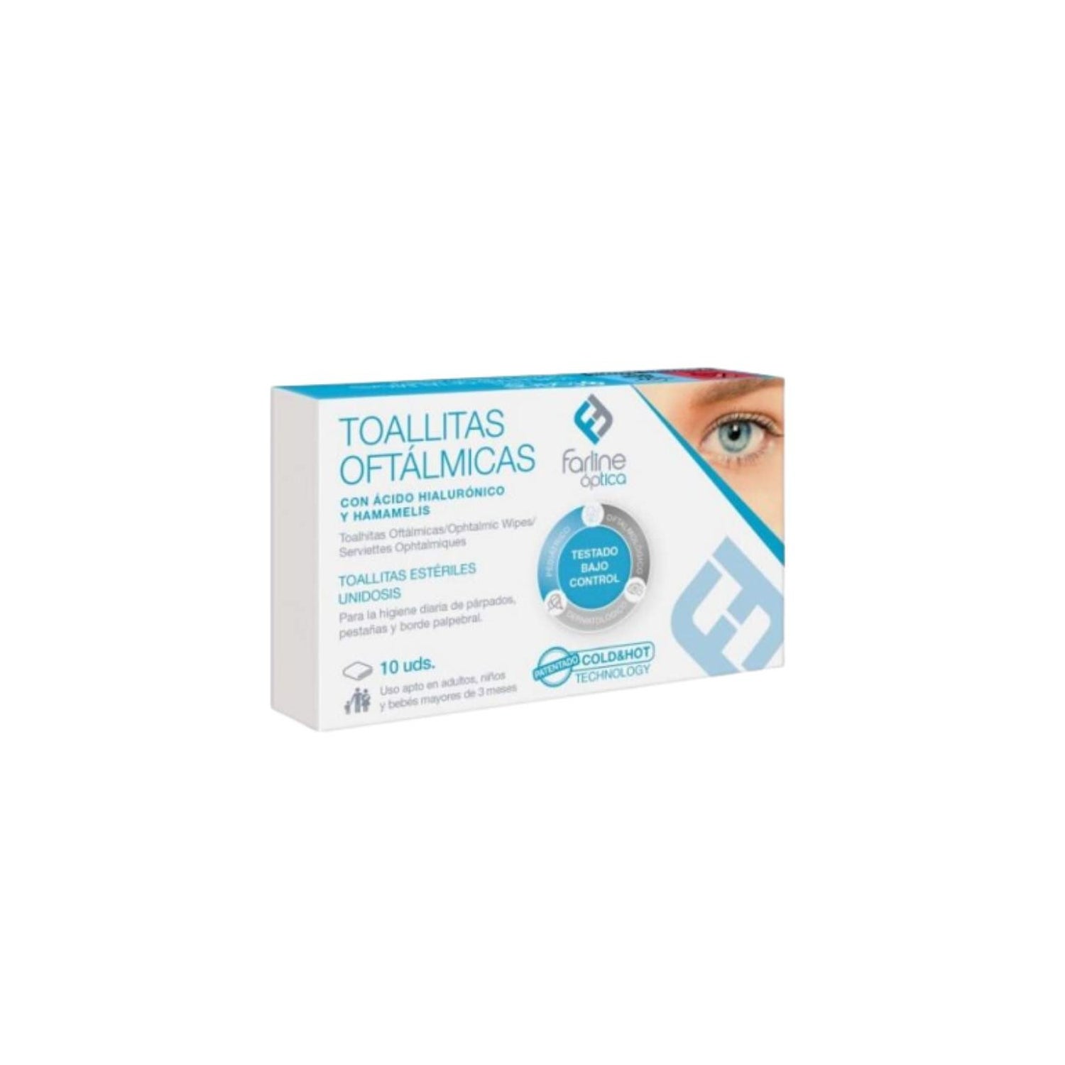 Toallitas para higiene ocular de farmacia Nesira - ACOFARMA