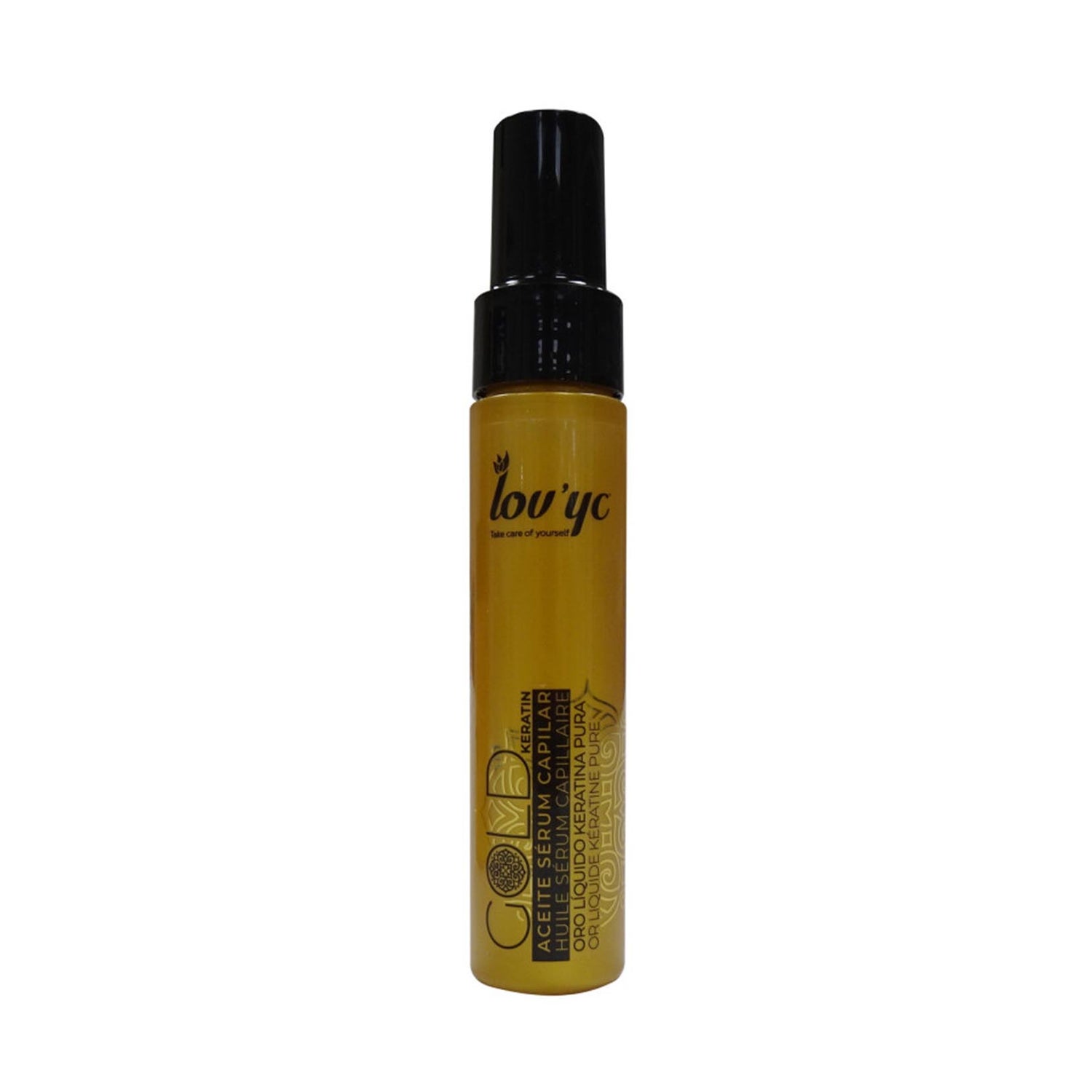 Lov'yc Gold Pure Keratin Liquid Hair Serum Oil 60ml | PromoFarma