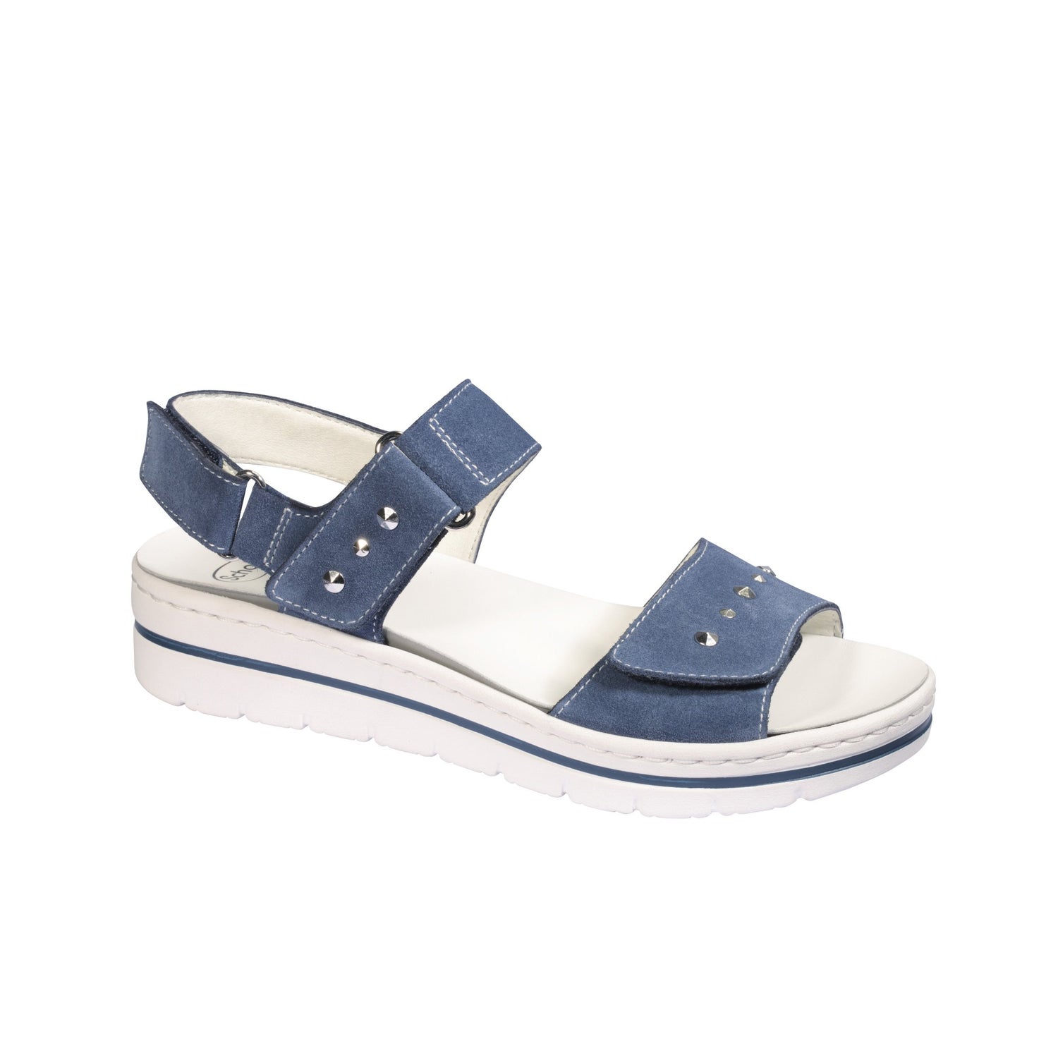Scholl Ines – Sandali Donna, Modello Zoccolo In Pelle Con Lettino Ergonomico, Made In Italy - 3