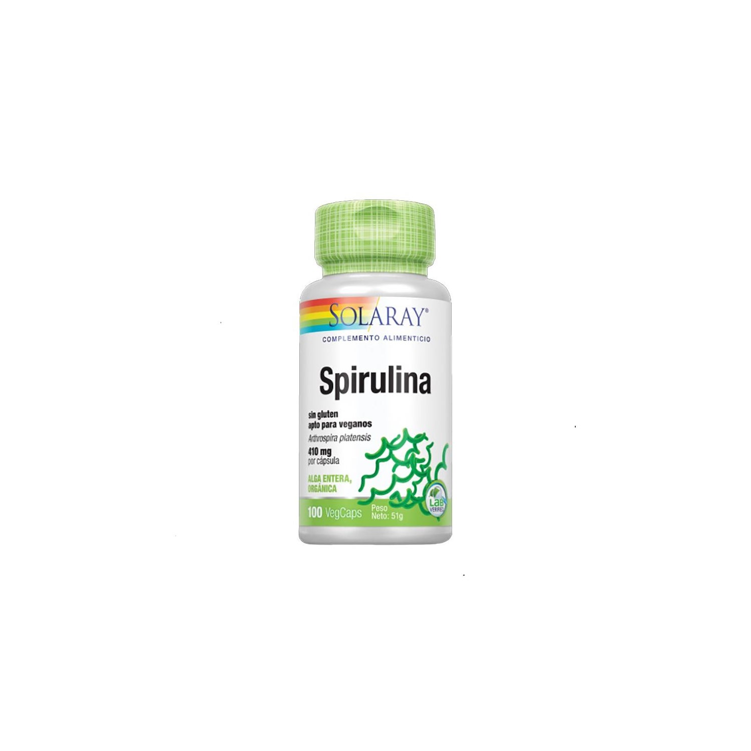 Spirulina Comprimidos 600mg - Producto Soria Natural