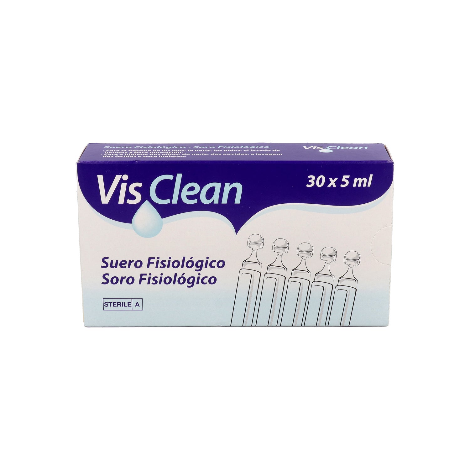 VISCLEAN SUERO FISIOLOGICO 5ML MONODOSIS 30 UDS – Farmacia