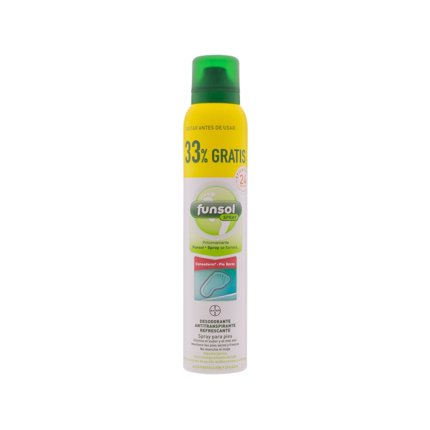 Spray Antitranspirante Desodorante refrescante para pies Farmafeet.