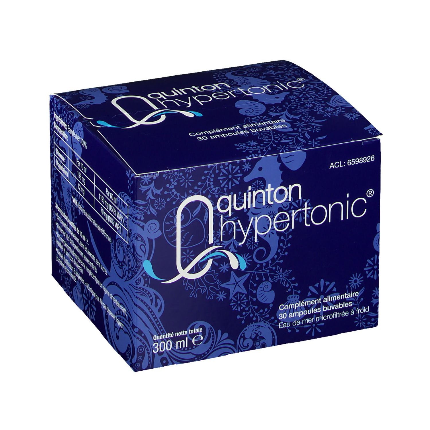 Spray nasal Quinton Isotonique - Eau de Quinton 100 ml - Quinton