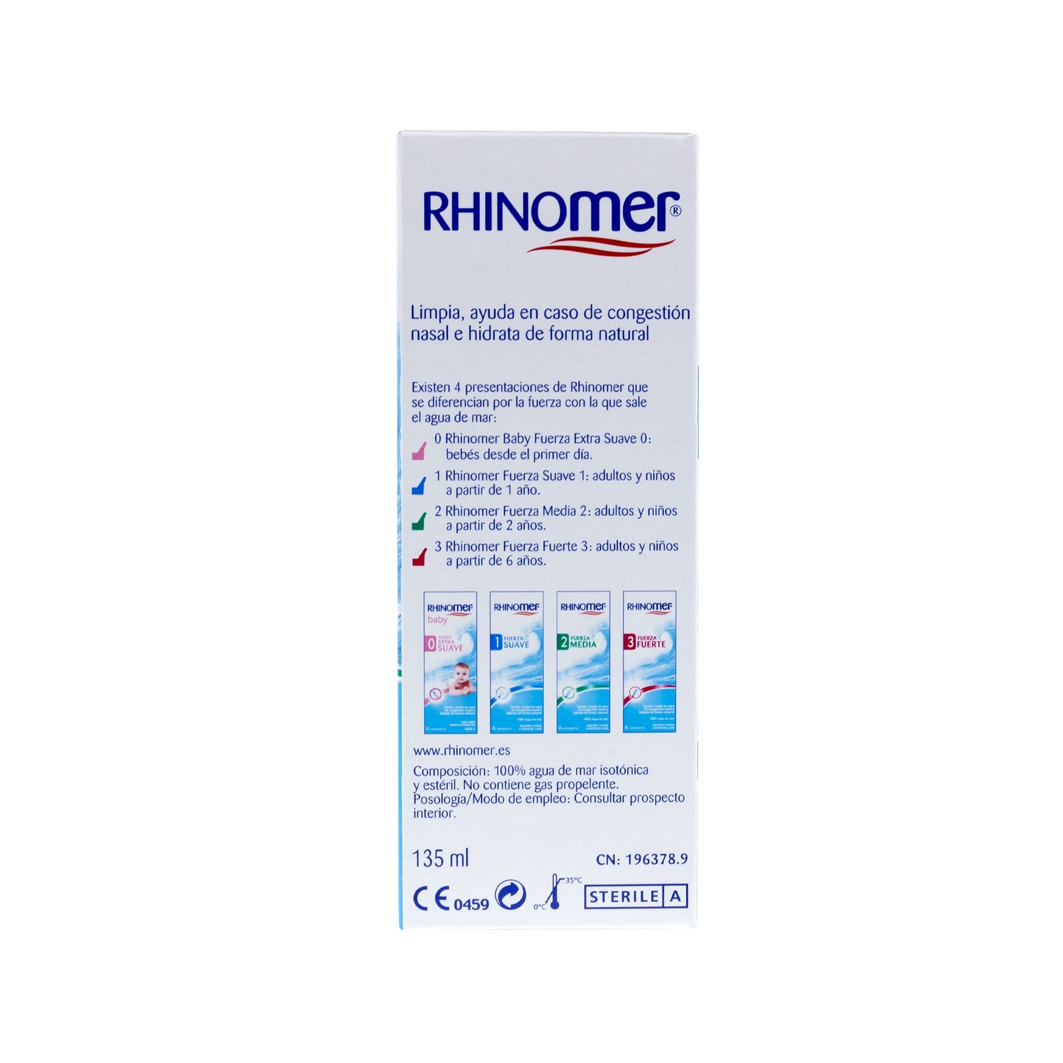 Comprar Rhinomer Fuerza 2 Spray Nasal 135Ml a precio de oferta