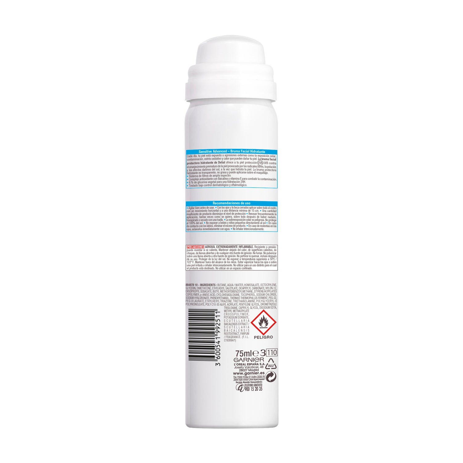 Comprar Garnier - Bruma facial hidratante Delial Sensitive Advanced SPF 50