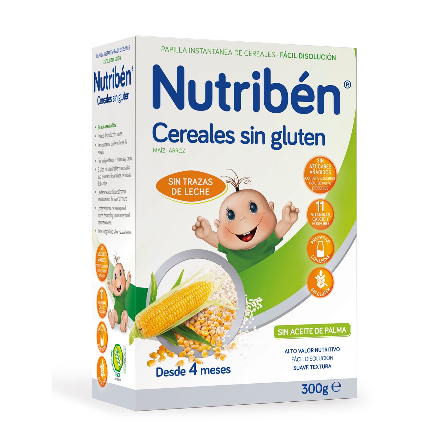 Nutribén Innova Cereales sin gluten, papilla de introducción a los cereales