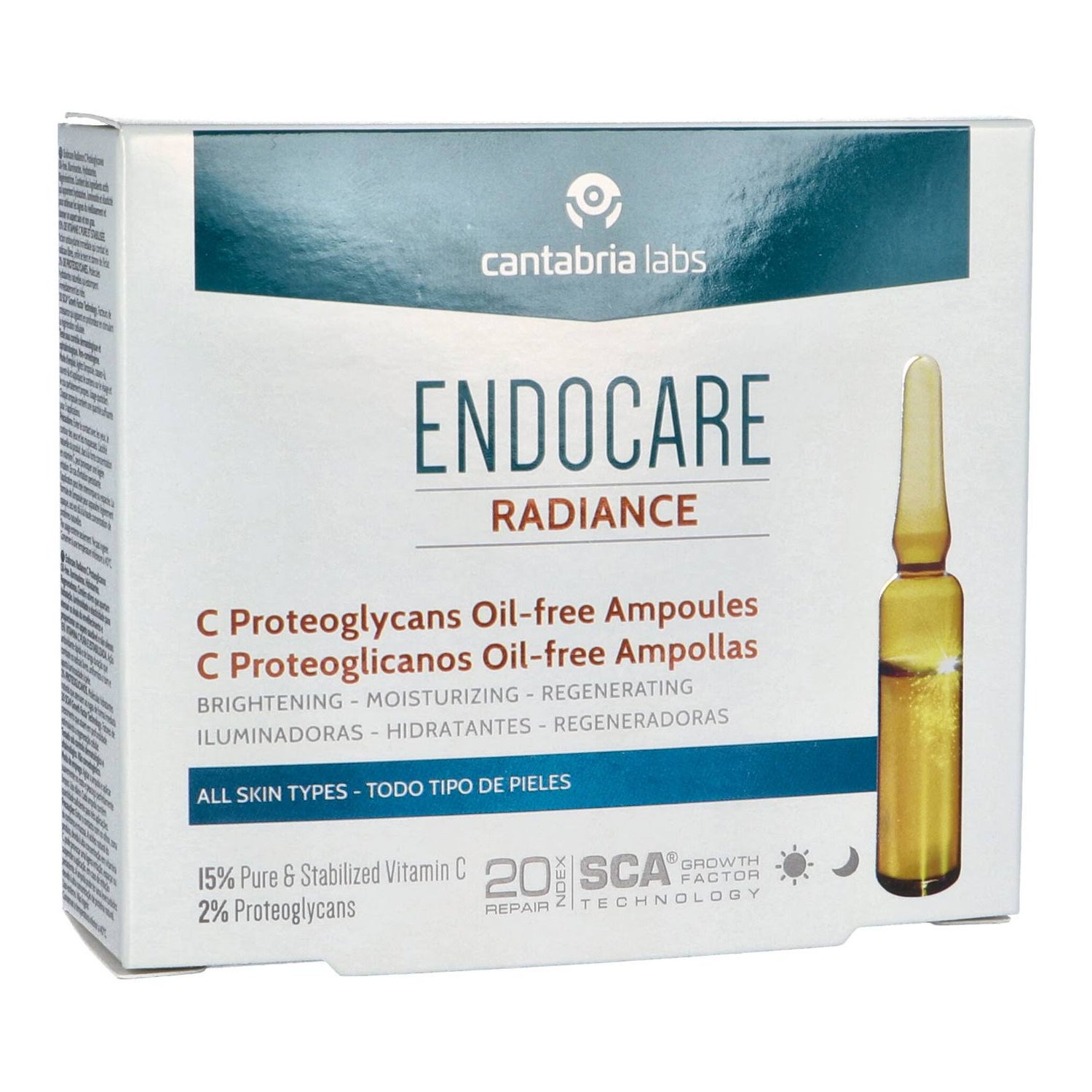 Endocare Radiance C Proteoglicanos Oil Free 10 Ampollas 10 x 2ml