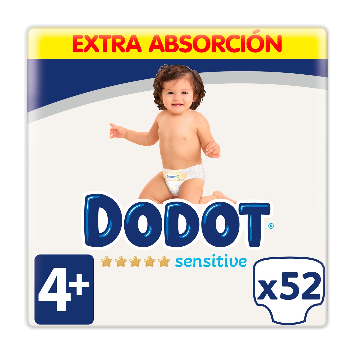 Pañales Dodot bebé-seco T4 (9-14 kg) 78 ud.