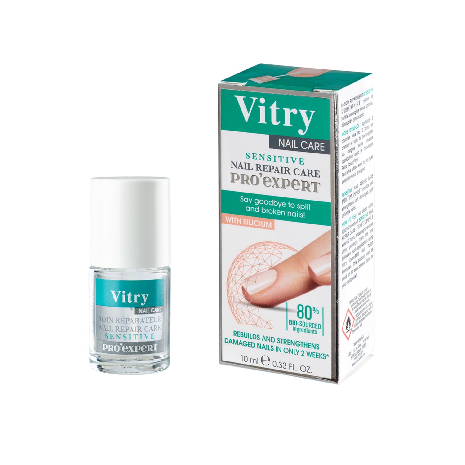 Vitry Nail Care Vernis Amer Sensitive, 10 ml